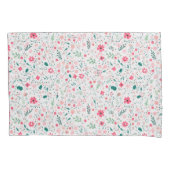 Niedliche Herbstfarben Illustriertes Blumenmuster Kissenbezug (Vorderseite-Links)