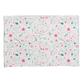 Niedliche Herbstfarben Illustriertes Blumenmuster Kissenbezug (Vorderseite-Rechts)