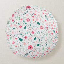 Niedliche Herbstfarben Illustriertes Blumenmuster