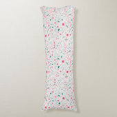 Niedliche Herbstfarben Illustriertes Blumenmuster Seitenschläferkissen (Vorderseite Vertikal)