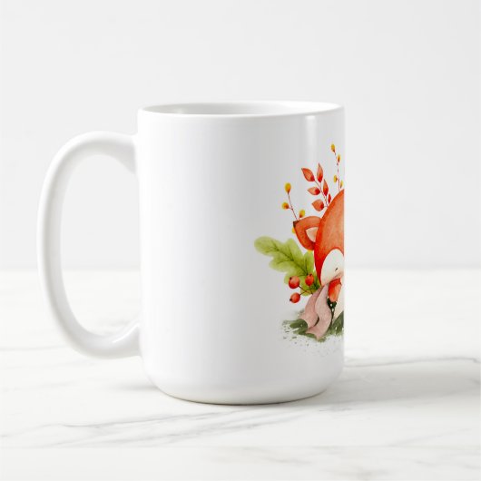 Niedliche Herbstfoxkaffee-Tasse Kaffeetasse (Links)