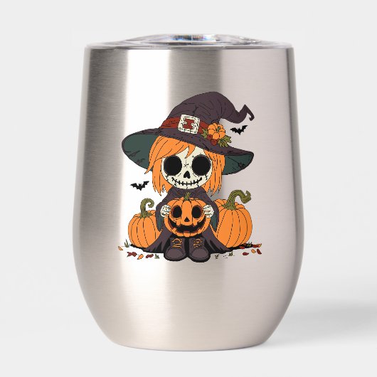 Niedliche Herbsthexe (Vorderseite)