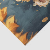 Niedliche Herbstillustrierung Seidenpapier (Detail)