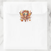Niedliche Herbstkleber Quadratischer Aufkleber (Tasche)