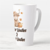 Niedliche Herbstkühe Milchtasse (Rechte Ecke)