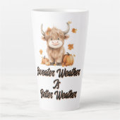 Niedliche Herbstkühe Milchtasse (Vorderseite)