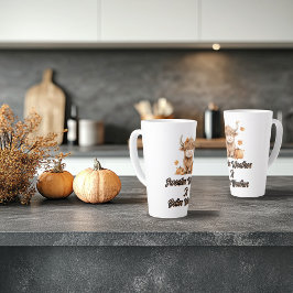 Niedliche Herbstkühe Milchtasse