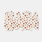 Niedliche Herbstlaub-, Nackt- und Persimmonmuster Geschenkschachtel (Ungefaltet)