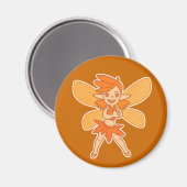 Niedliche Herbstmühle Magnet (Vorderseite/Rückseite)