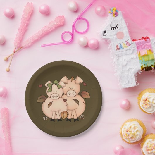 Niedliche Herbstplatte Party Pappteller (Party)