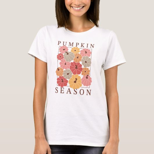 Niedliche Herbstpumpensaison T-Shirt (Vorderseite)