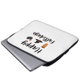 Niedliche Herbstsaison Happy Fallidays Erntedank H Laptopschutzhülle (Vorne Knopf)