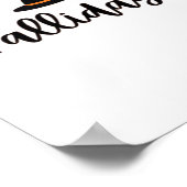 Niedliche Herbstsaison Happy Fallidays Erntedank H Poster (Ecke)