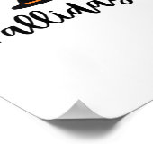 Niedliche Herbstsaison Happy Fallidays Erntedank H Poster (Ecke)