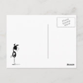 Niedliche Herbstsaison Pferde Verstecken vom Tiera Postkarte (Rückseite)