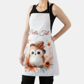 Niedliche Herbstschale auf einer Zweigniederlassun Schürze (InSitu)