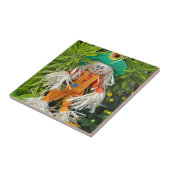 Niedliche Herbstschmuckdekoration Fliese (Seite)