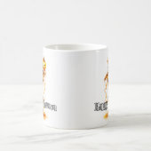 Niedliche Herbstspur | Frohe Halloween Kaffeetasse (Mittel)