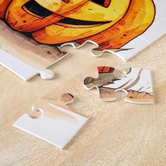 Niedliche Herbstspur Puzzle (Seite)