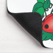 niedliche Herdbeeren und Erdbeeren Mousepad (Ecke)