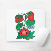 niedliche Herdbeeren und Erdbeeren Mousepad (Mit Mouse)