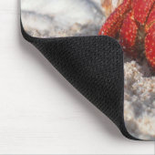 Niedliche Hermit Crab am weißen Sandstrand Mousepad (Ecke)