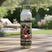 Niedliche Herz-Liebe Mama Muttertagsgeburt Foto Trinkflasche