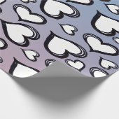 Niedliche Herzen Geschenkpapier (Ecke)