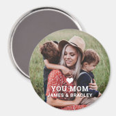 Niedliche HERZEN LIEBE SIE MAMA Muttertag Magnet (Vorderseite/Rückseite)