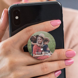 Niedliche HERZEN LIEBE SIE MAMA Muttertagsjubiläum PopSocket