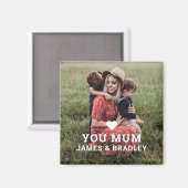 Niedliche HERZEN LIEBE SIE Muttertag Magnet (Vorderseite/Rückseite)