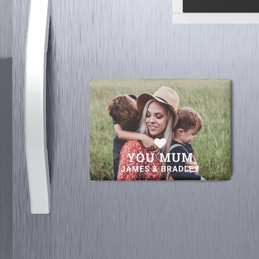Niedliche HERZEN LIEBE SIE Muttertag Magnet