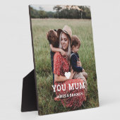 Niedliche HERZEN-LIEBE SIE MUTTERTAGLICHES Foto Fotoplatte (Seite)