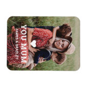 Niedliche HERZEN-LIEBE SIE MUTTERTAGLICHES Foto Magnet (Horizontal)