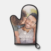 Niedliche HERZEN LIEBE SIE VATER Foto Vatertag Ofenhandschuh (Vorderseite)