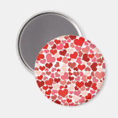 Niedliche Herzen Magnet (Vorderseite/Rückseite)