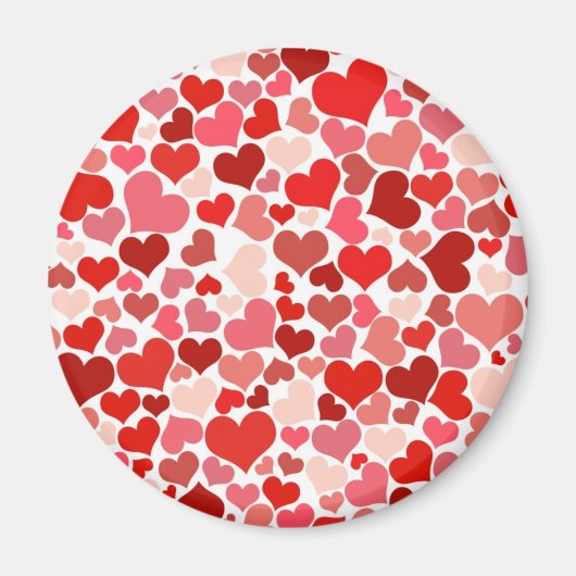 Niedliche Herzen Magnet (Vorne)