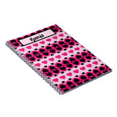 Niedliche Herzen Notizblock (Rechte Seite)