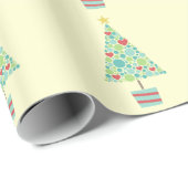 Niedliche Herzen pastellfarbene moderne Weihnachts Geschenkpapier (Rolleneckpunkt)