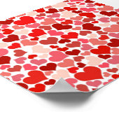 Niedliche Herzen Poster (Ecke)