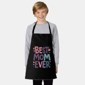 Niedliche Herzen und Blume Beste Mama je Schürze (Getragen)