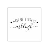 Niedliche Herzen und Skripte mit Liebe | INDIVIDUE Gummistempel (Prägung)