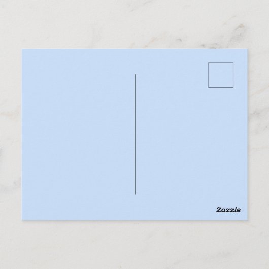 Niedliche Herzen und Waschbecken auf der Aquarellk Postkarte (Rückseite)