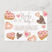 Niedliche Herzen Valentine spendet Bücher für das  Begleitkarte (Vorderseite)