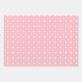 Niedliche Herzfrequenz Liebe Muster Geschenkpapier Set (Vorderseite 2)