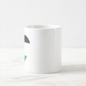 niedliche Herzgrafik der Paläste Kaffeetasse (Mittel)