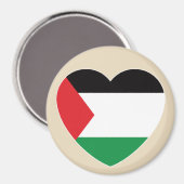 niedliche Herzgrafik der Paläste Magnet (Vorderseite/Rückseite)