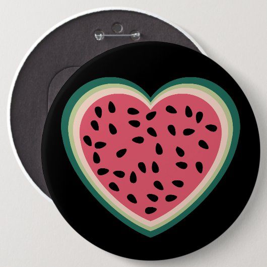 niedliche Herzklopfen Button (Vorne & Hinten)