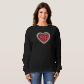 niedliche Herzklopfen Sweatshirt (Vorne ganz)