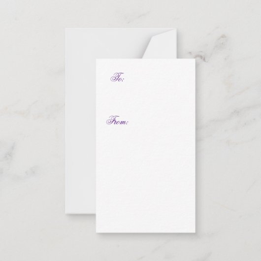 Niedliche Herzluftballons Mitteilungskarte (Rückseite)